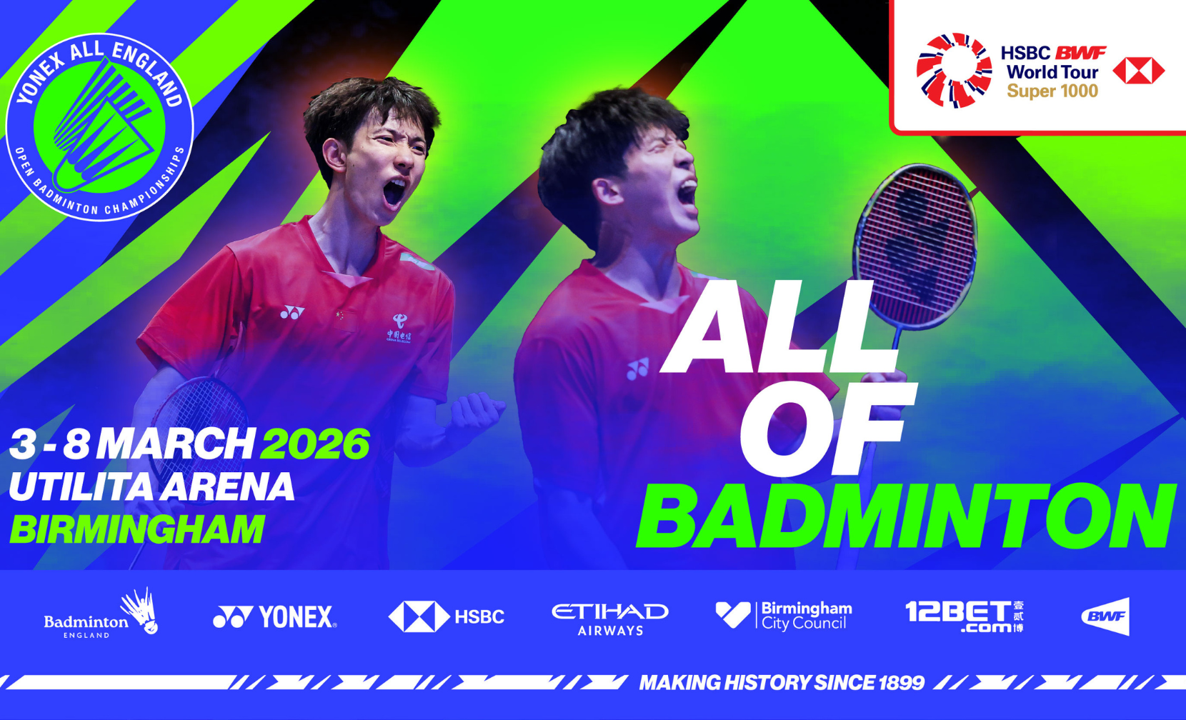 YONEX All England Open Badminton Championships 2026